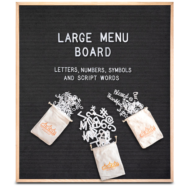 letter board menu board announcement