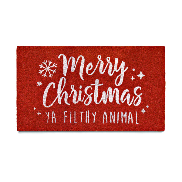 Merry Christmas Filthy Animal Doormat 30x17 Inch