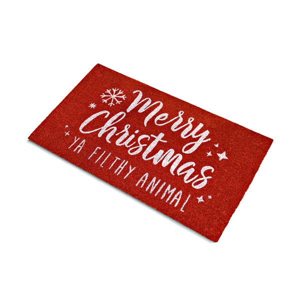 Merry Christmas Filthy Animal Doormat 30x17 Inch