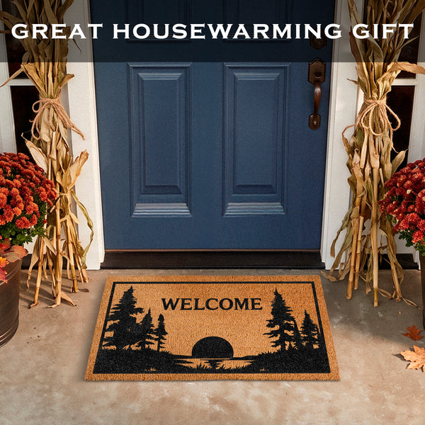 Lake House Cabin Door Mat 30x17 Inch