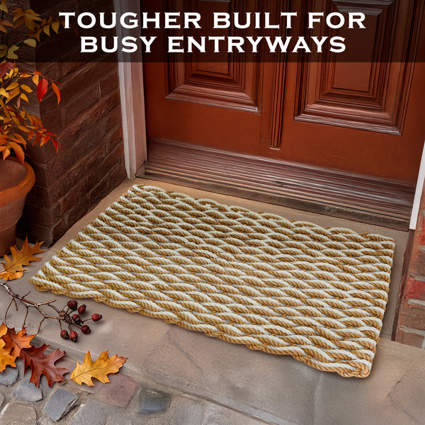 Lobster Rope Mat Sand 30x17 Inch