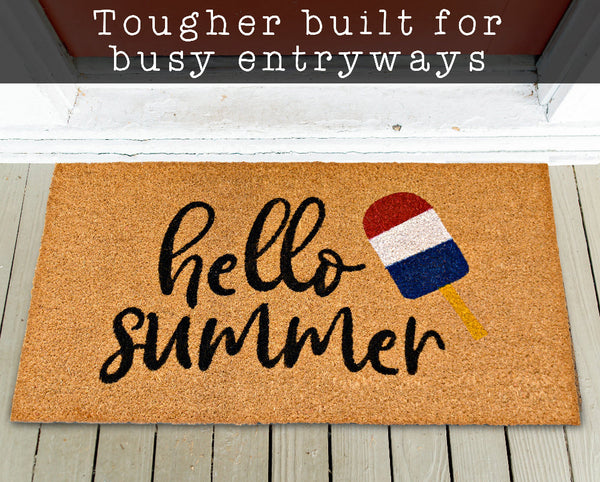 summer welcome mat summer door mat outdoor summer outdoor mat summer doormat summer door mat summer doorhello-summer-welcome-mat-popsicle-decor-30x17-inch