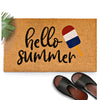 Hello Summer Doormat 30x17 Inch