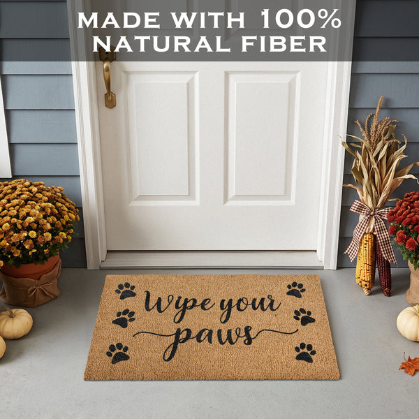 Coir Mat Wipe Your Paws 30