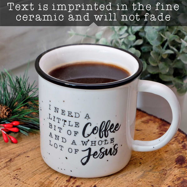 all i need is a little coffee andjesus mug 11 ounce