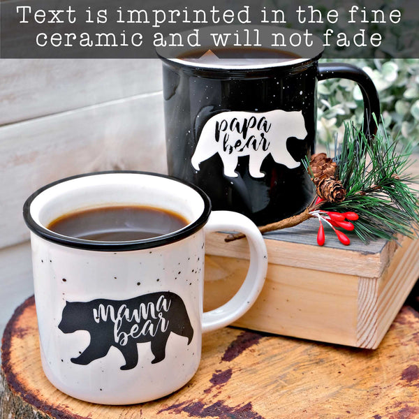 mama bear papa bear mug set of 2 for couples