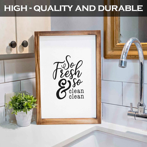 so fresh and so clean sign 11x16 inch farmhouse