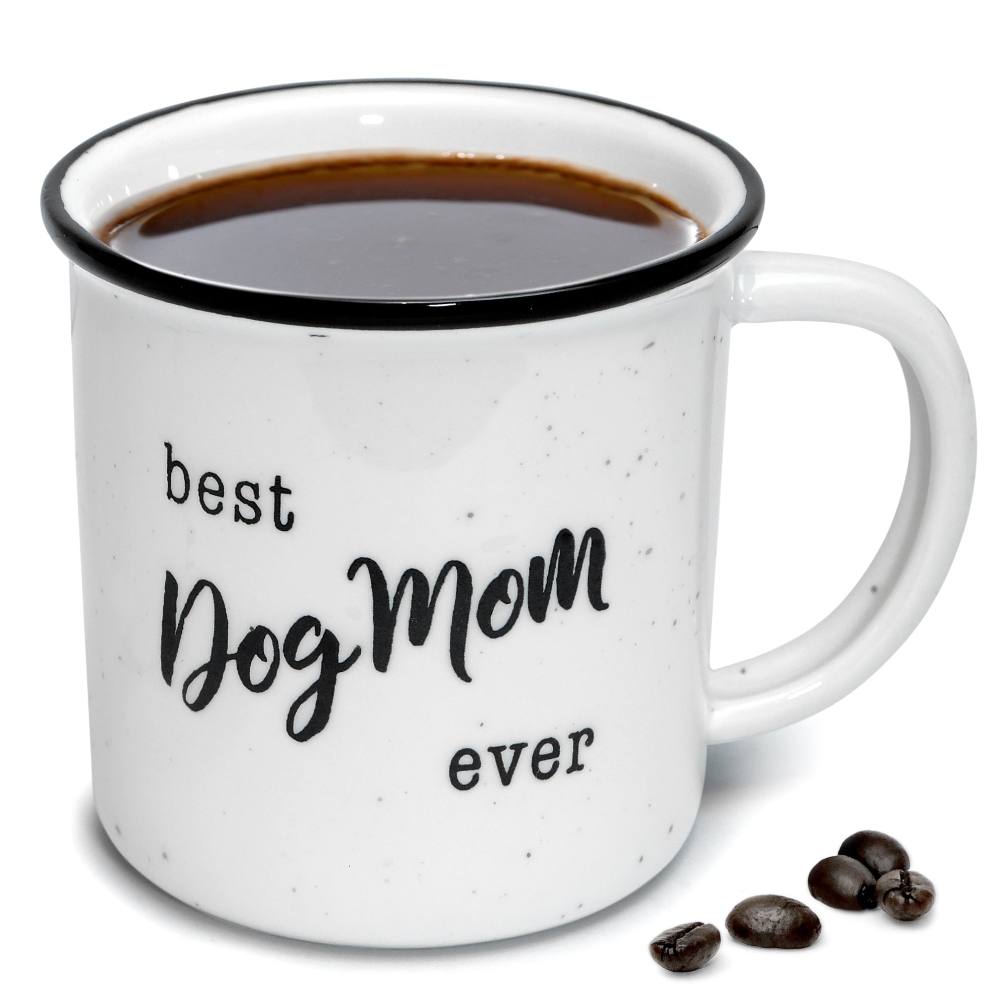 best dog mom ever pet lover's ceramic coffee campfire mug