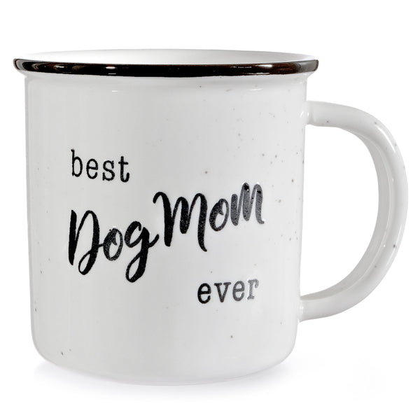 best dog mom ever pet lover's ceramic coffee campfire mug