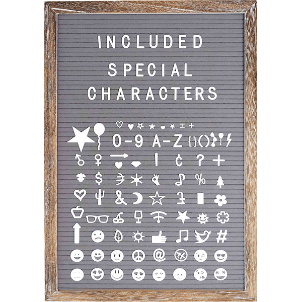 felt letter board with letters numbers 12x17 inch
