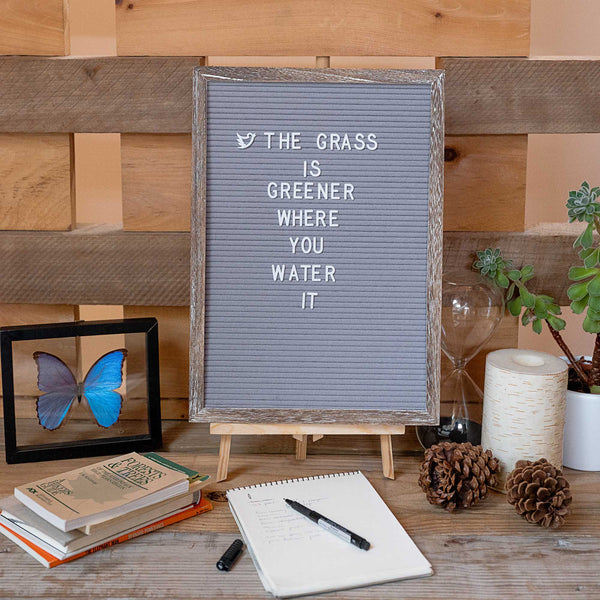 felt letter board with letters numbers 12x17 inch