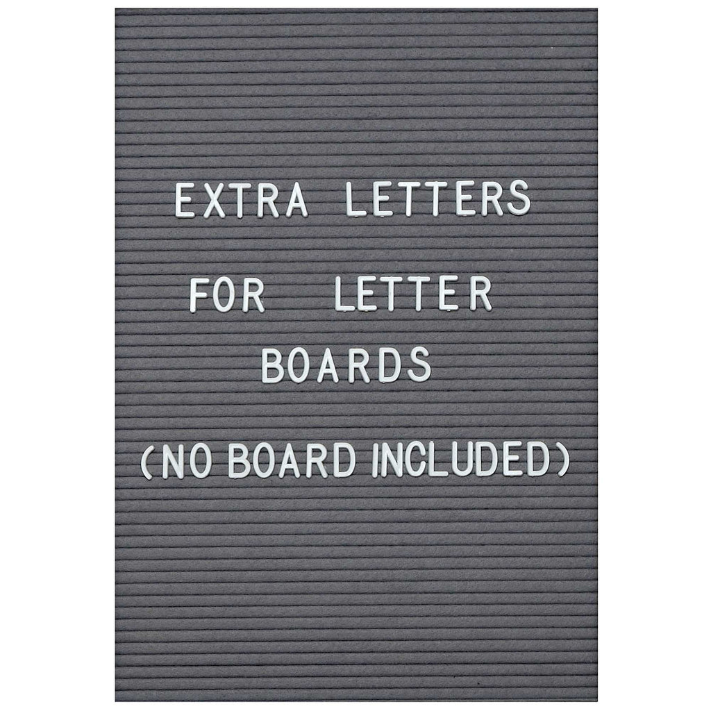 MAINEVENT 0 Letter Board Sign Skinny Felt Board Letters 12X17