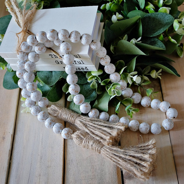 farmhouse beads rustic decor