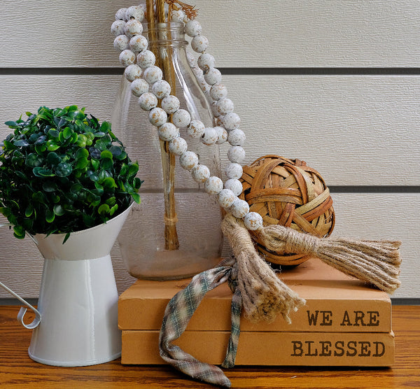 farmhouse beads rustic decor