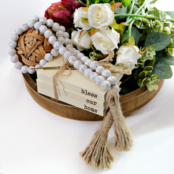 farmhouse beads rustic decor
