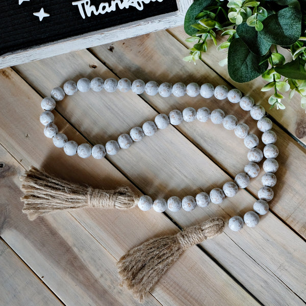 farmhouse beads rustic decor