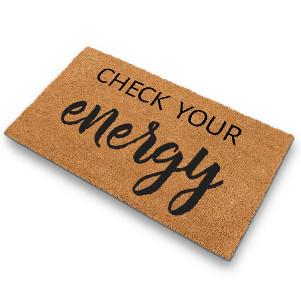 check your energy doormat outdoor entrance 30x17 inch