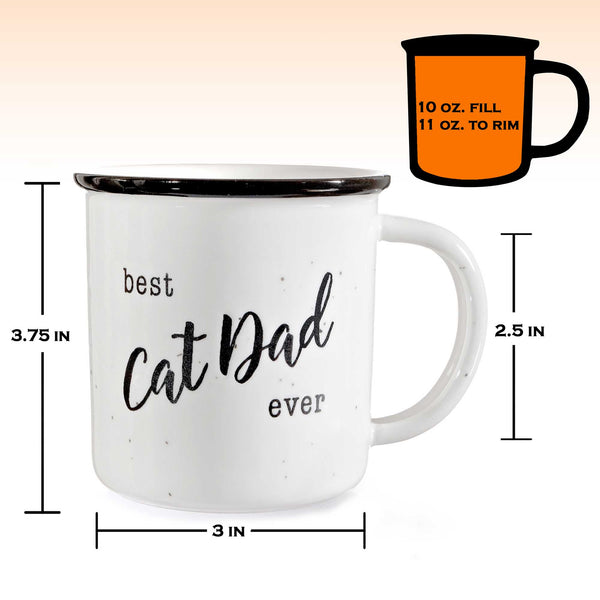 best cat dad ever mug 11 ounce novelty coffee mug