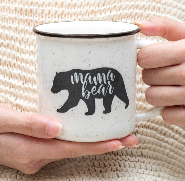 mama bear ceramic campfire mug mother's day
