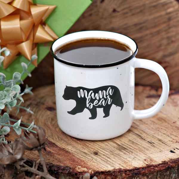 mama bear ceramic campfire mug mother's day