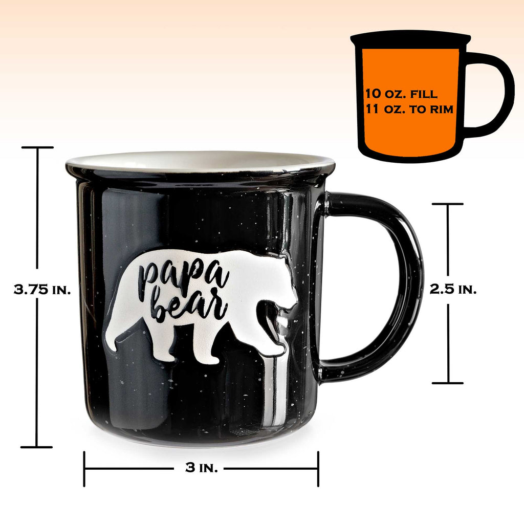 Mama Bear Mug, Papa Bear Mug, Mama and Papa Bear Custom Mug. New
