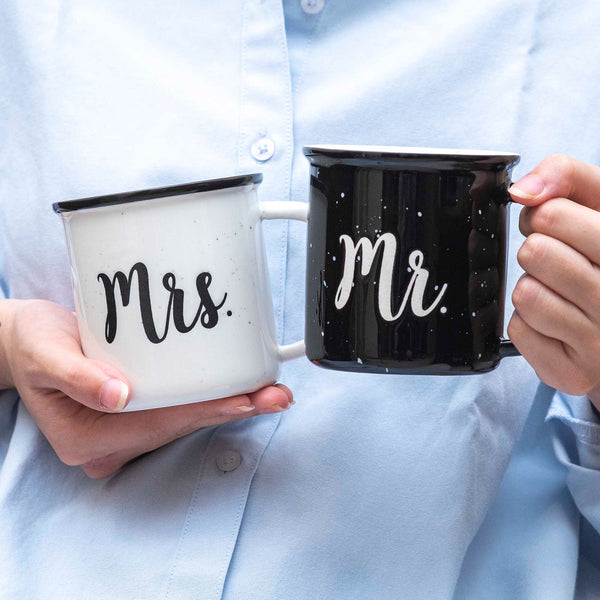 mr and mrs mugs 11 ounce ceramic couple coffee mugs