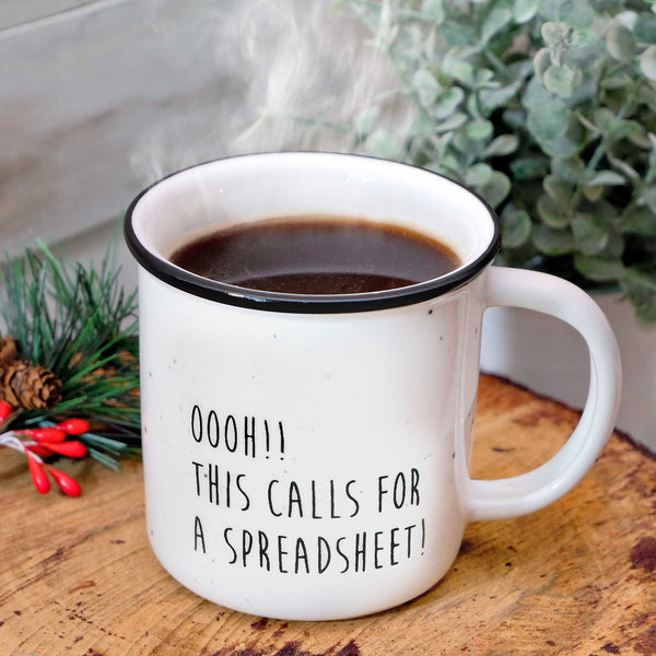 this calls for a spreadsheet mug 11 ounce excel mug