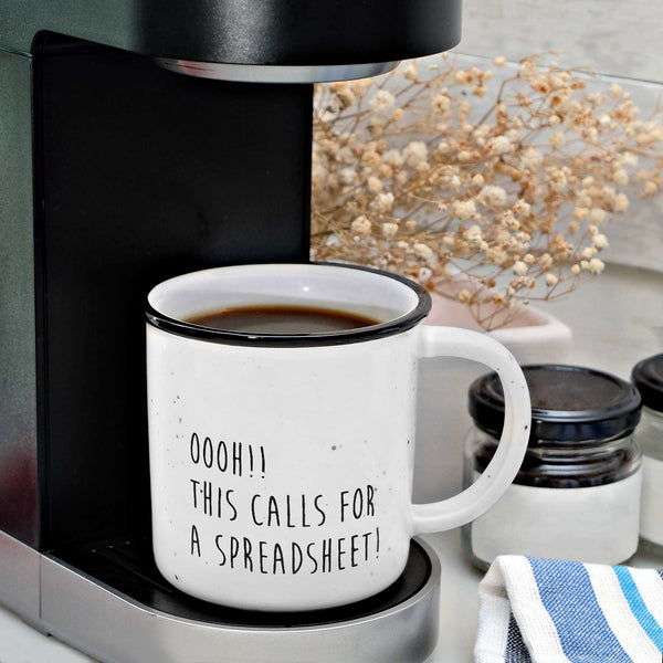 this calls for a spreadsheet mug 11 ounce excel mug