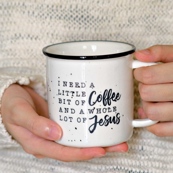 all i need is a little coffee andjesus mug 11 ounce