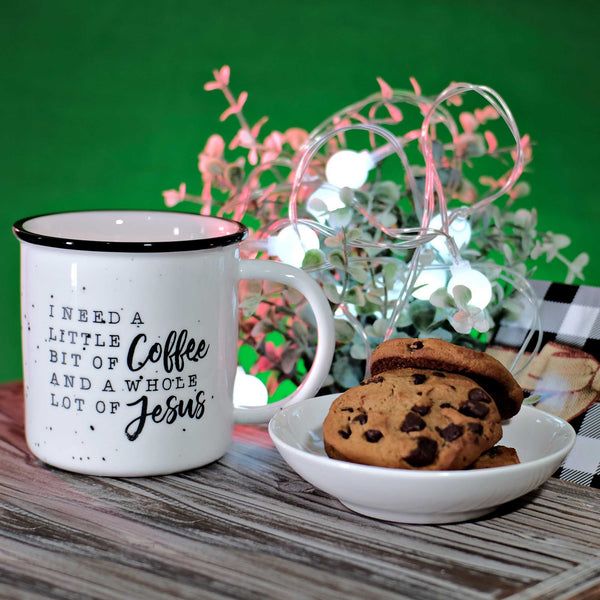 all i need is a little coffee andjesus mug 11 ounce