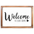 welcome to our home sign 11x16 inch rustic farmhouse