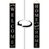 tall outdoor welcome sign front door 2 sided 5 ft