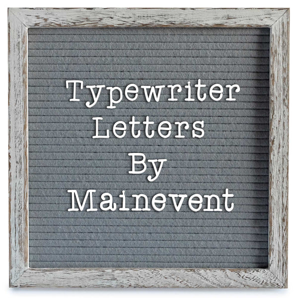 typewriter letters set only for letter board no board