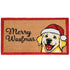 Merry Woofmas Dog Christmas Doormat 30x17 Inch