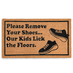 Kids Lick Floors Doormat 30x17 Inch