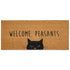 Welcome Peasants Door Mat Large 48x24 Inch