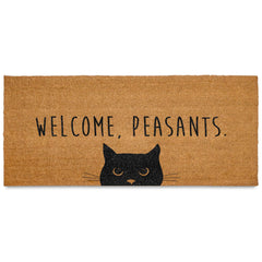 Welcome Peasants Door Mat Large 48x24 Inch