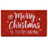 Merry Christmas Ya Filthy Animal Doormat 30x17 Inch
