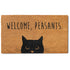 Welcome Peasants Cat Doormat 30x17", 48"x24", or 50x15" Outdoor Mats