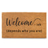 Welcome-ish Front Door Mat 30x17 Inch