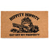 Hippity Hoppity Get Off My Property Door Mat 30x17 Inch