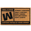 RGamer Mature Rating Door Mat Outdoor 30x17 Inch