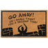 MAINEVENT Go Away or I Shall Taunt You 30x17 Inch, Funny Monty Doormat, Monty Gift, Monty Holy Grail Gift, Go Away Welcome Mat, Nerd Welcome