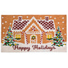 Gingerbread House Door Mat 30x17 Inch
