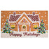 Gingerbread House Door Mat 30x17 Inch