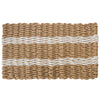 Lobster Rope Mat Shore Stripe 30x17 Inch