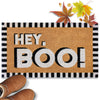 MAINEVENT Hey Boo Door Mat 30x17 Inch, Hey Boo Doormat Outdoor, Hey Boo Halloween Decor, Boo Mat, Halloween Doormat, Halloween Door Mat