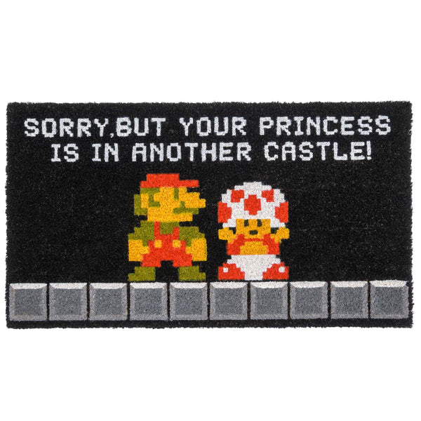 Sorry But Your Princess is in Another Castle Gamer Door Mat 30x17 Inch