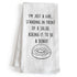 I'm Just A Girl Standing in Front of A Salad Funny Dish Towel 18x24 Inch