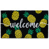 MAINEVENT Pineapple Doormat 30x17 Inch, Summer Coir Door Mat Rug, Tropical-themed Doormats